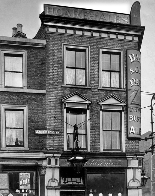 Clarence Arms, 99 Kentish Town Road NW1 - in 1908 at the corner of Clarence road