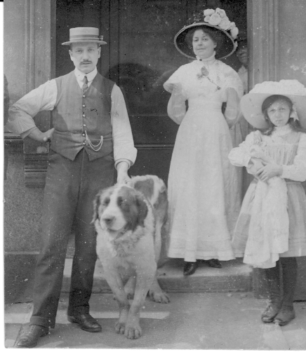 James William Kingdon and his first wife, Winifred Emily Hurrell - circa 1910