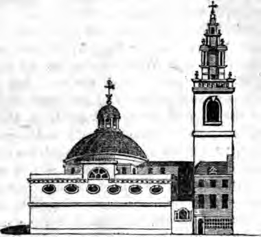 St Stephen Walbrook - in 1805