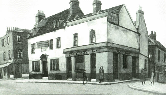 Red Lion, 132 Church Street - in 1921