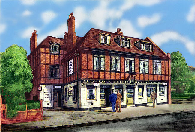 The Forest Hill Hotel - circa 1950 (minus the Lounge Bar as can be seen in the earlier picture) 