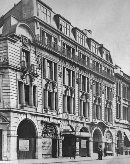 Mark Lane Station Buildings, Byward Street at the corner of Seething Lane- in 1911