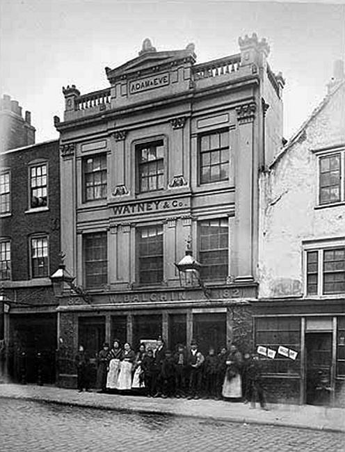 Adam & Eve, 82 York street, Westminster - in circa 1880 with landlord Walter Balchin