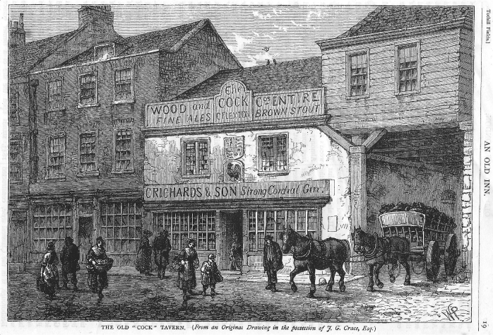 Cock, 4 Tothill Street, SW1 - published in 1875