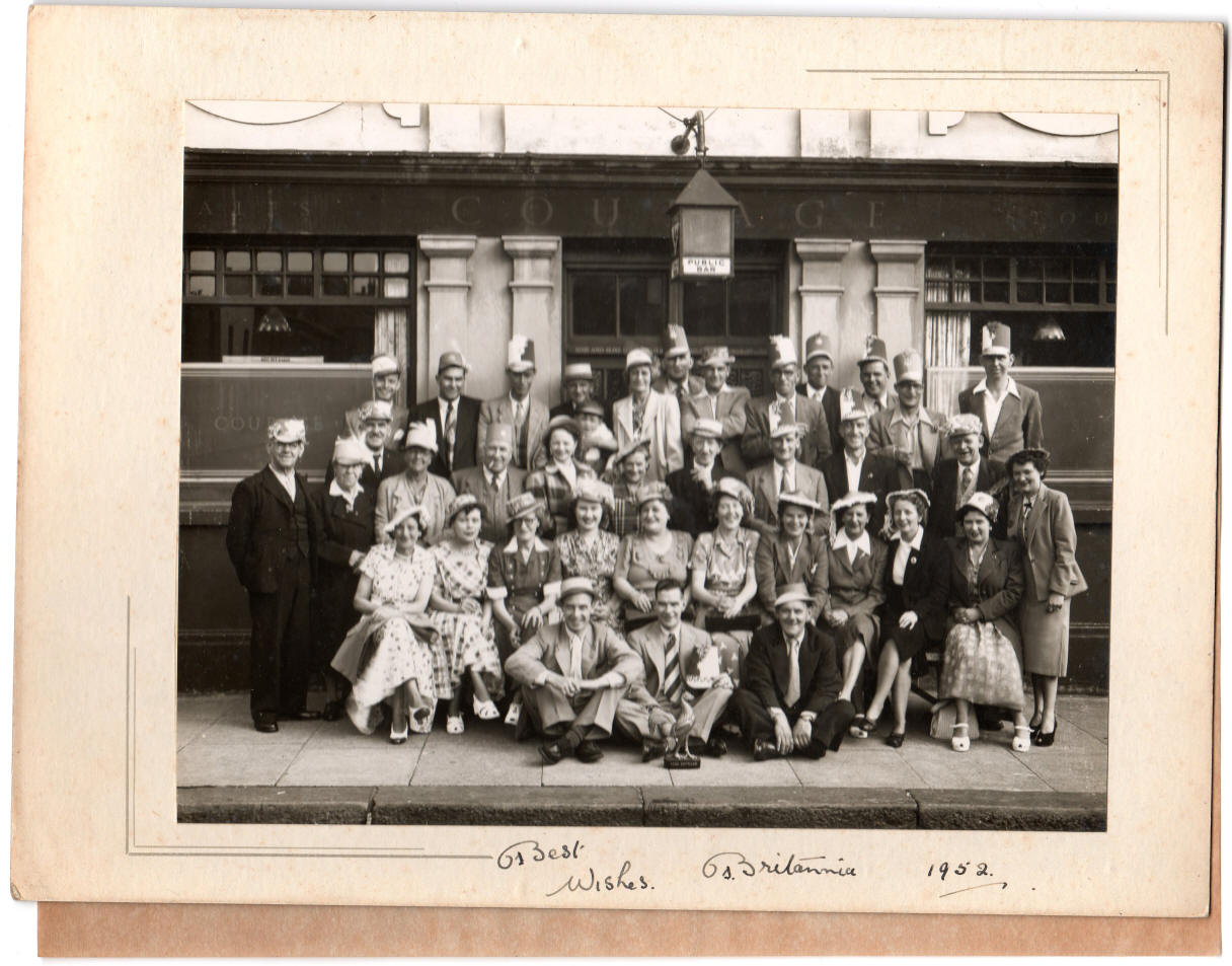 Britannia, 64 Frances Street at the 1952 Coronation celebrations