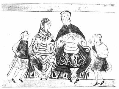 A 11th century FAMILY GROUP