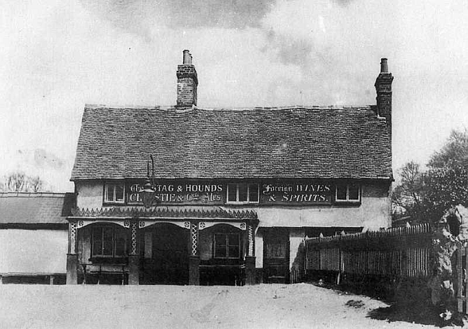 Stag & Hounds, Bury Street, Lower Edmonton - in 1910