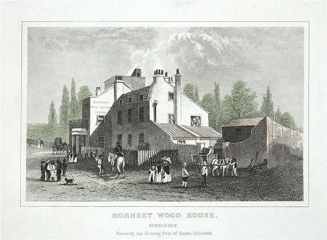 Hornsey Wood House in 1835