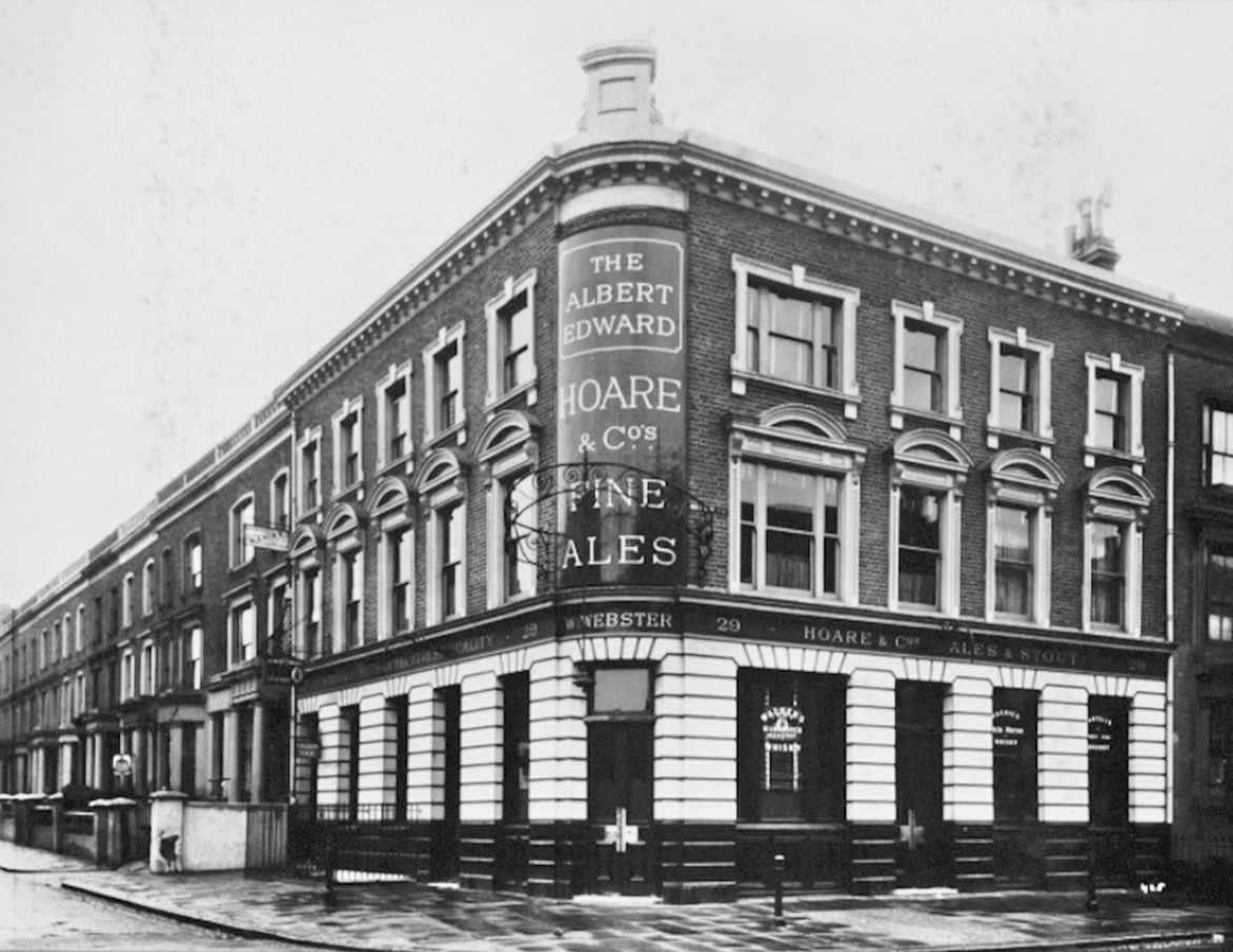 The Albert Edward, Bolton Road at the corner of Holtham Road in 1935.