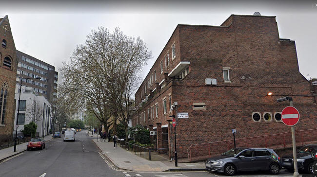 Site of the Alexandra, Alexandra road and Loudon road, Hampstead NW8, in 2019