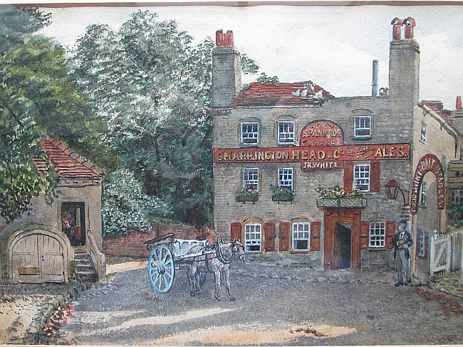 Spaniards Inn, Hampstead Heath - circa 1880
