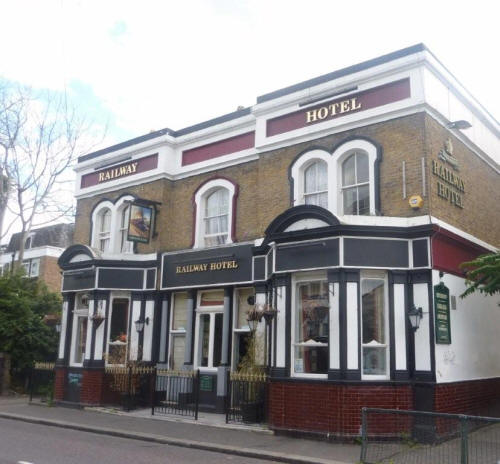 Railway Hotel, 127 Station Road, Hampton - in August 2010