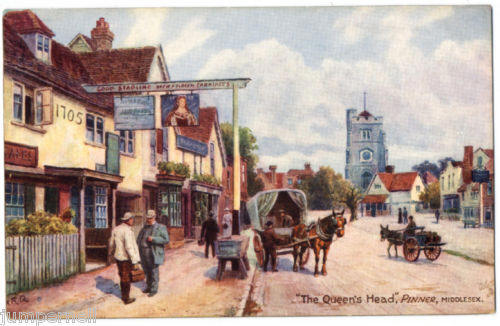 Queens Head, Pinner - 1705 dated