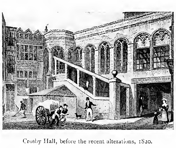 Crosby Hall, before the recent alterations, 1820