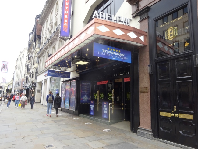 Adelphi Theatre, 409-412 Strand, London, WC2R 0NS - in October 2021