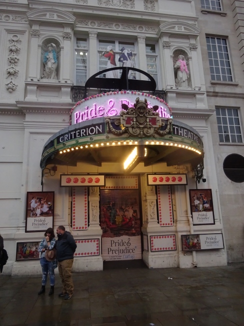 Criterion Theatre, Piccadilly Circus, London, SW1Y 4XA  - signage changed in late October 2021