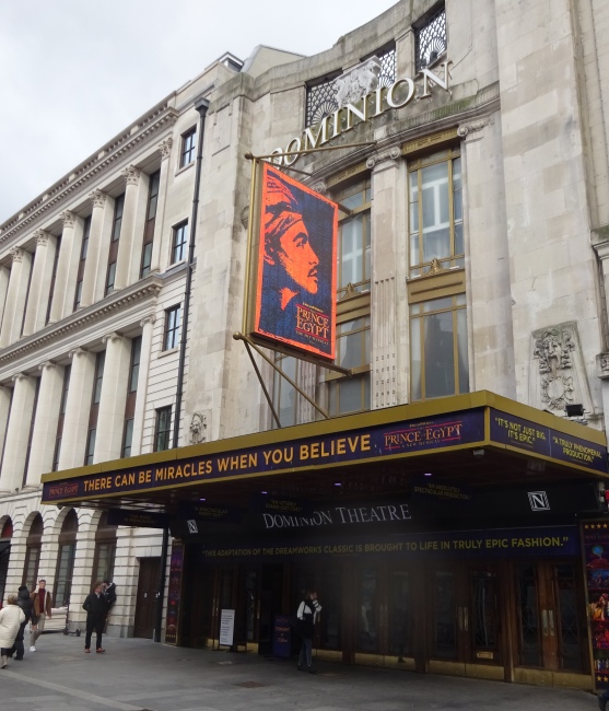 Dominion Theatre, 268-269 Tottenham Court Road, London, W1T 7AQ - in October 2021