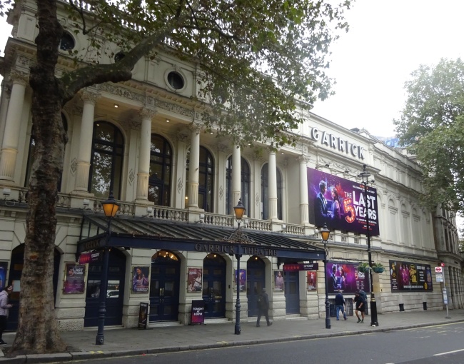 Garrick Theatre, 2 Charing Cross Road, London, WC2H 0HH - in October 2021