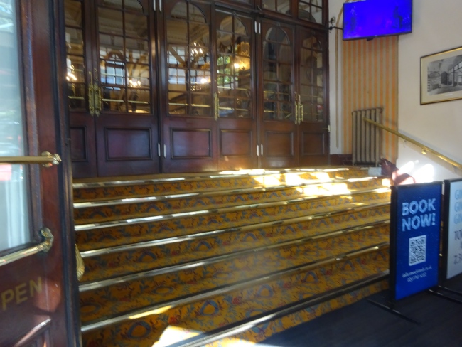 Novello Theatre Entrance, 5 Aldwych, London, WC2B 4LD  - in October 2021