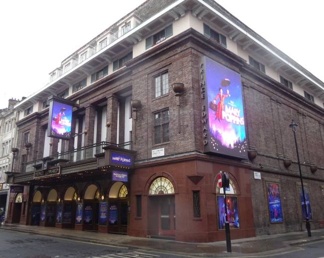 Prince Edward Theatre, 28 Old Compton Street, London, W1D 4HS - in October 2021