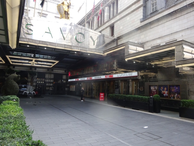 Savoy Theatre, Strand, London, WC2R 0ET - in October 2021