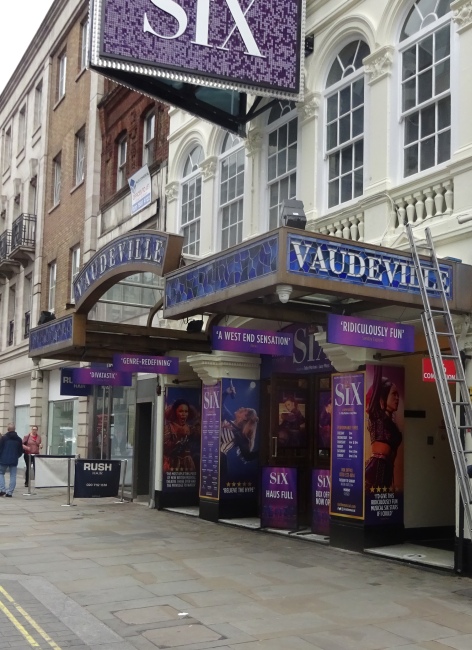 Vaudeville Theatre, 404 Strand, London, WC2R 0NH - in October 2021