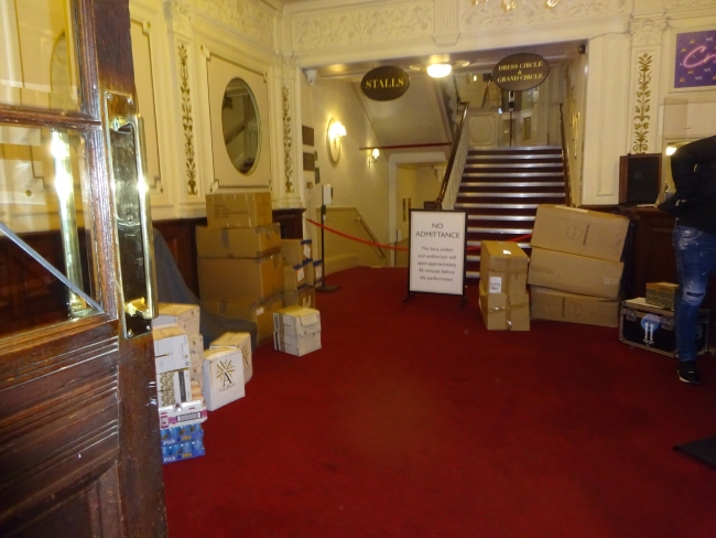 Vaudeville Theatre Foyer, 404 Strand, London, WC2R 0NH - in October 2021