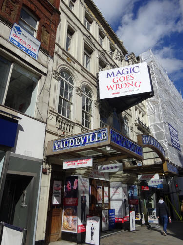 Vaudeville Theatre, 404 Strand in March 2020 