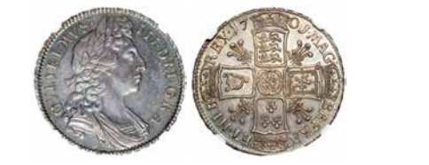 William III halfcrown 1701