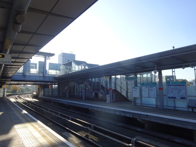 Abbey Road DLR station  - in November 2021