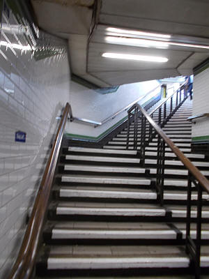 Balham undergound station stair access
