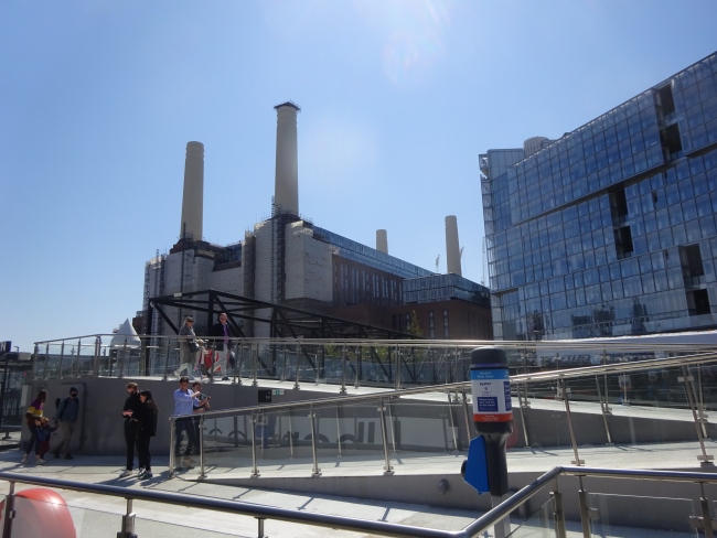 Battersea Power Station Pier  - in April 2021