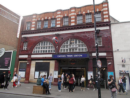 Camden Town station in June 2019