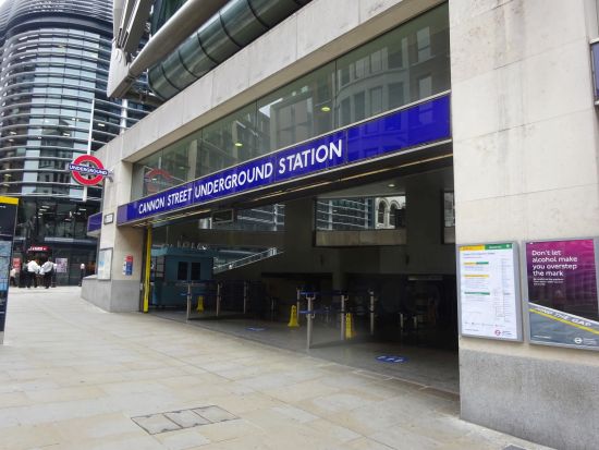 Cannon Street station  - in July 2021