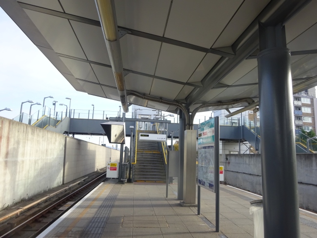 King George V DLR station   - in November 2021