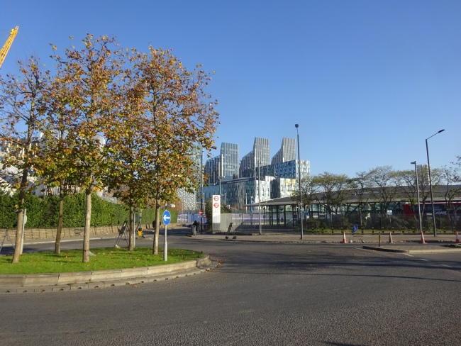 North Greenwich station & Bus Station - in November 2021
