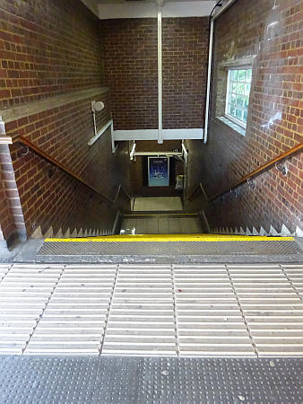 Queensberry Station stairs