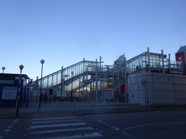 Royal Victoria DLR station - in November 2021