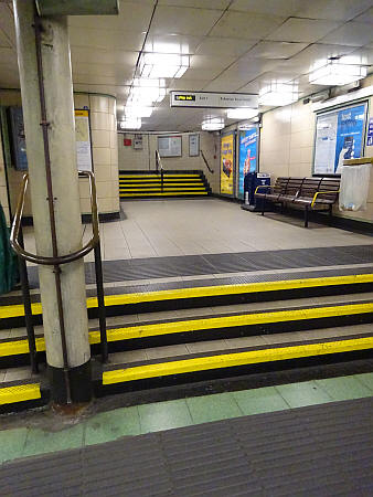 Swiss Cottage station, more stairs