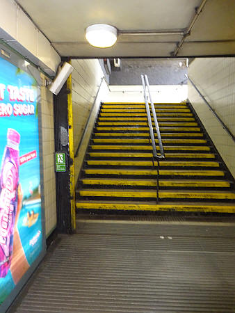 Swiss Cottage station, even more stairs