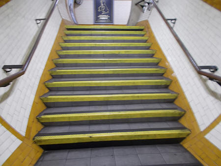 Tufnell Park stairs from Platform