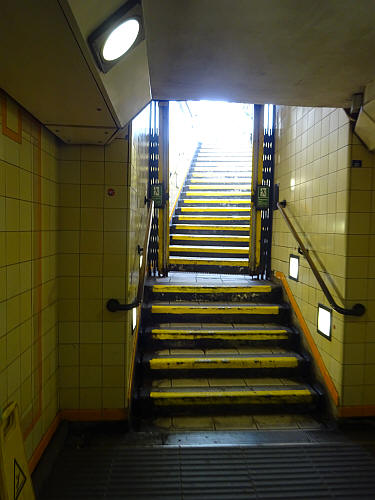 Turnpike Lane stairs to a random entrance