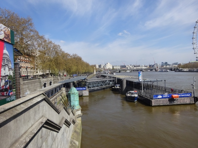 Westminster Pier  - in April 2021