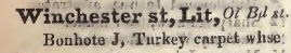 Little Winchester street, Old Broad street 1842 Robsons street directory