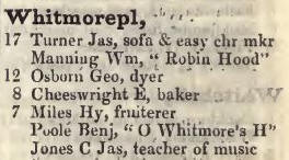 Whitmore place 1842 Robsons street directory